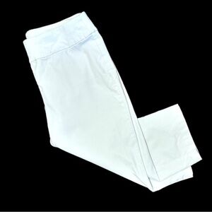 🌸Christopher & Banks Signature Slimmer White Shaped Skimmer- Size 10